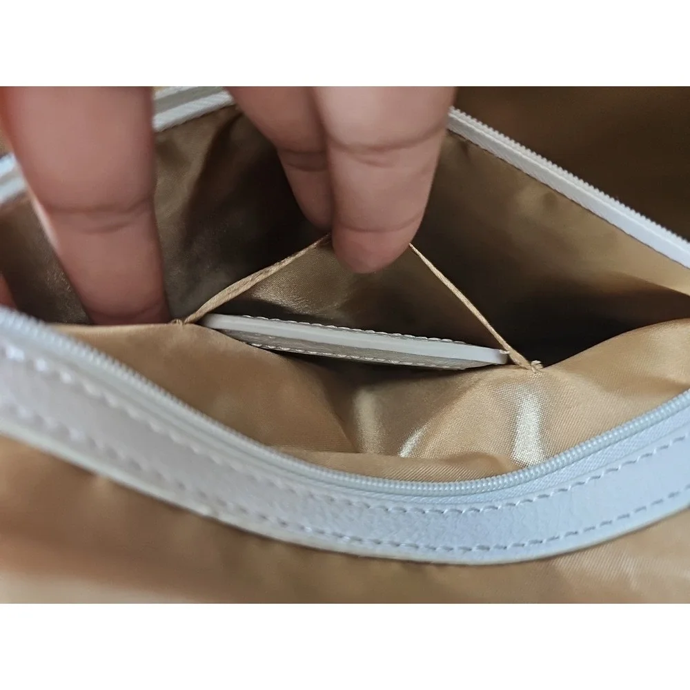 JOY &‎ IMAN Genuine Leather Satchel Tote Purse Hand Shoulder Bag